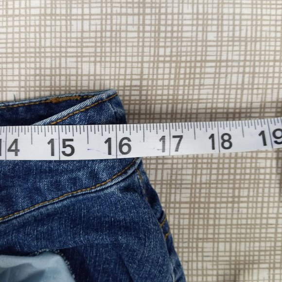 Sonoma Life&Style Jeans Women's Size 12 Straight Embroidered Button Flap Pockets - Picture 9 of 11